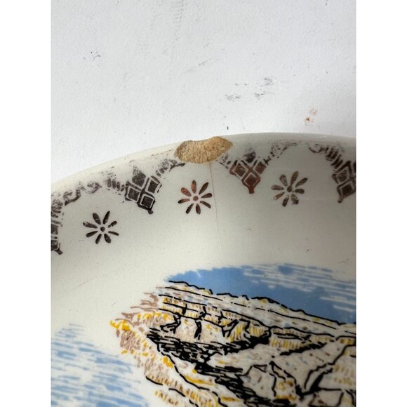 Vintage Utah Souvenir Plate With Grand Canyon & Landmarks - Picture 4 of 14